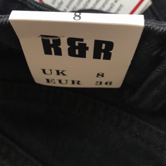 Rockn Rev Black Mid-Rise Distressed Jeans - Picture 10 of 13